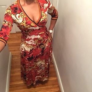 NWOT-Mlle Gabrielle Surplice Dress